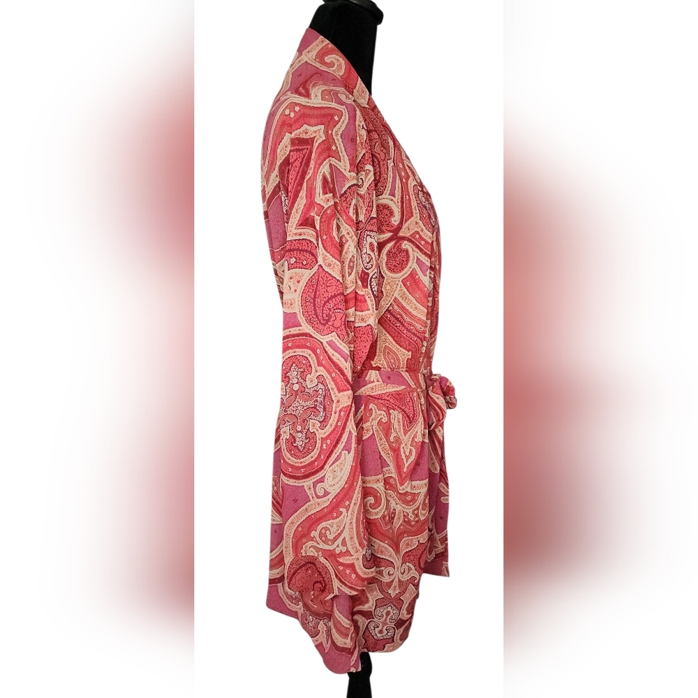 Victoria's Secret Vintage Paisley Robe, One Size Fits Most - Picture 2 of 6